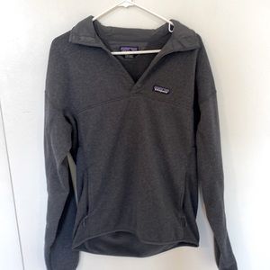 Patagonia Dark Grey Quarter Zip Jacket [Fleece]